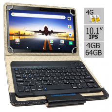 Планшет - телефон  Hoozo S 464 LTE Black 4GB/64GB  IPS 10.1'' + Чехол с Bluetooth клавиатурой