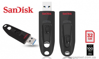 SanDisk USB 32Гб  Ultra 3.0 100 MB/s