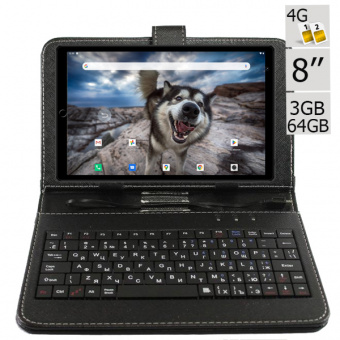 Планшет-телефон Adronix NexVi  PRO 8 LTE 3/64 Black + Чехол-клавиатура!