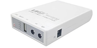 ДБЖ для роутера, повербанк MINI DC UPS WGP 5V-9V-12V, 10400mAh