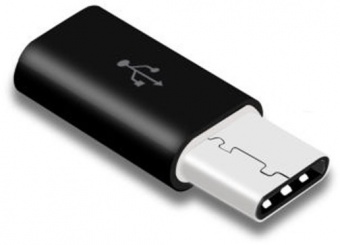 Переходник MicroUSB на Type-C - Black