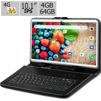 Планшет - телефон Adronix S 464 LTE Silver IPS 10.1'' 4GB/64GB + Чехол-клавиатура!