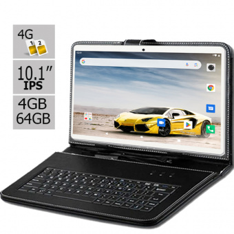 Планшет - телефон  Hoozo S 464 LTE Gold 4GB/64GB  IPS 10.1''  + Чехол-клавиатура