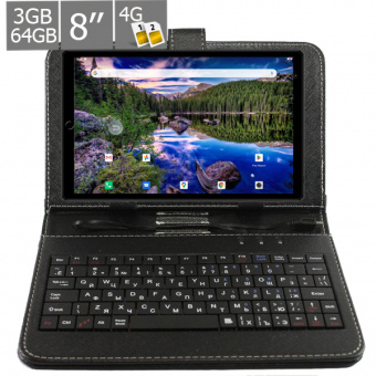 Планшет-телефон Hoozo MT PRO Pad 8 LTE 3/64 Black + Чехол-клавиатура!